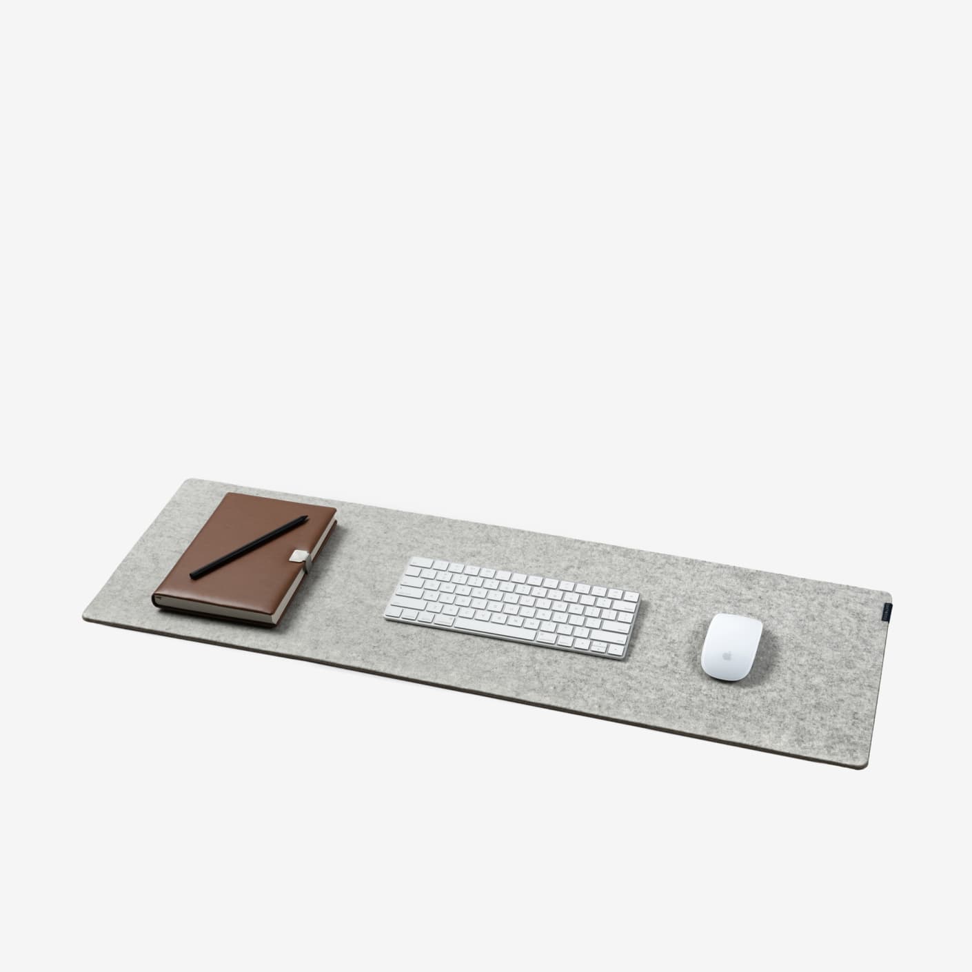 Oakywood Felt & Cork Desk Mat Grey Bespoke Post