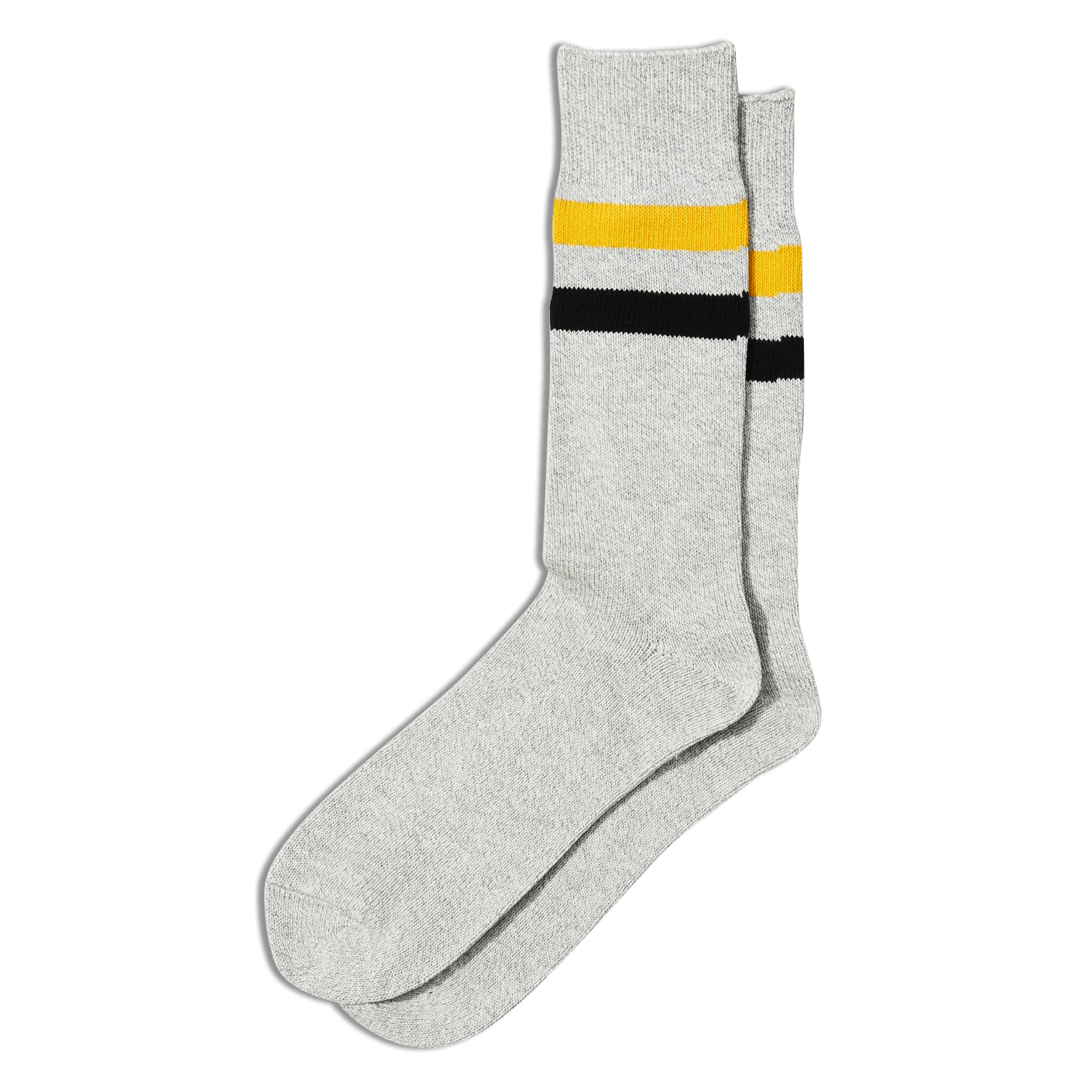 Unsimply Stitched Boot Socks – Grey Yellow | Bespoke Post