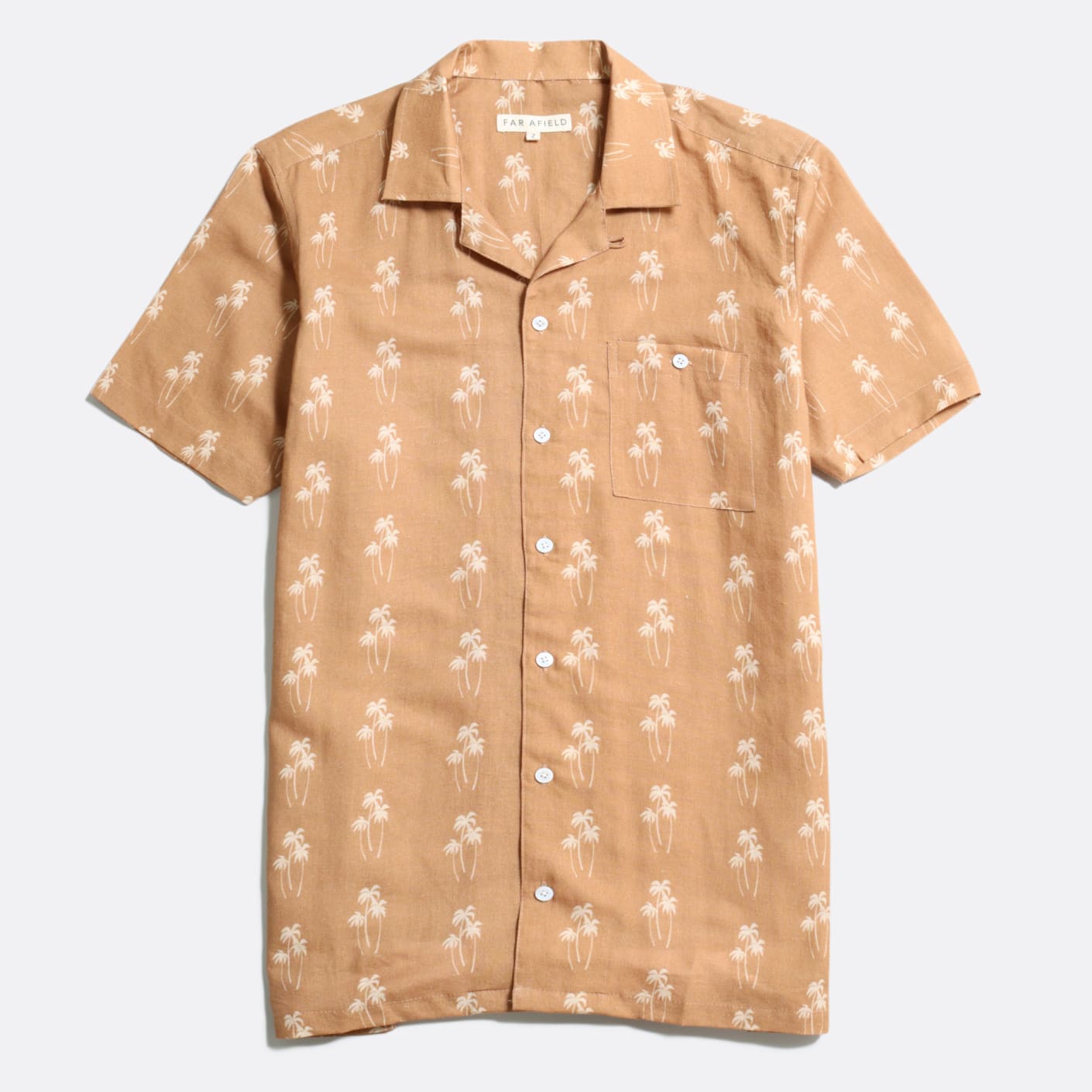 Far Afield Selleck S/S Shirt Flower Collage Print in Navy Iris main image 1
