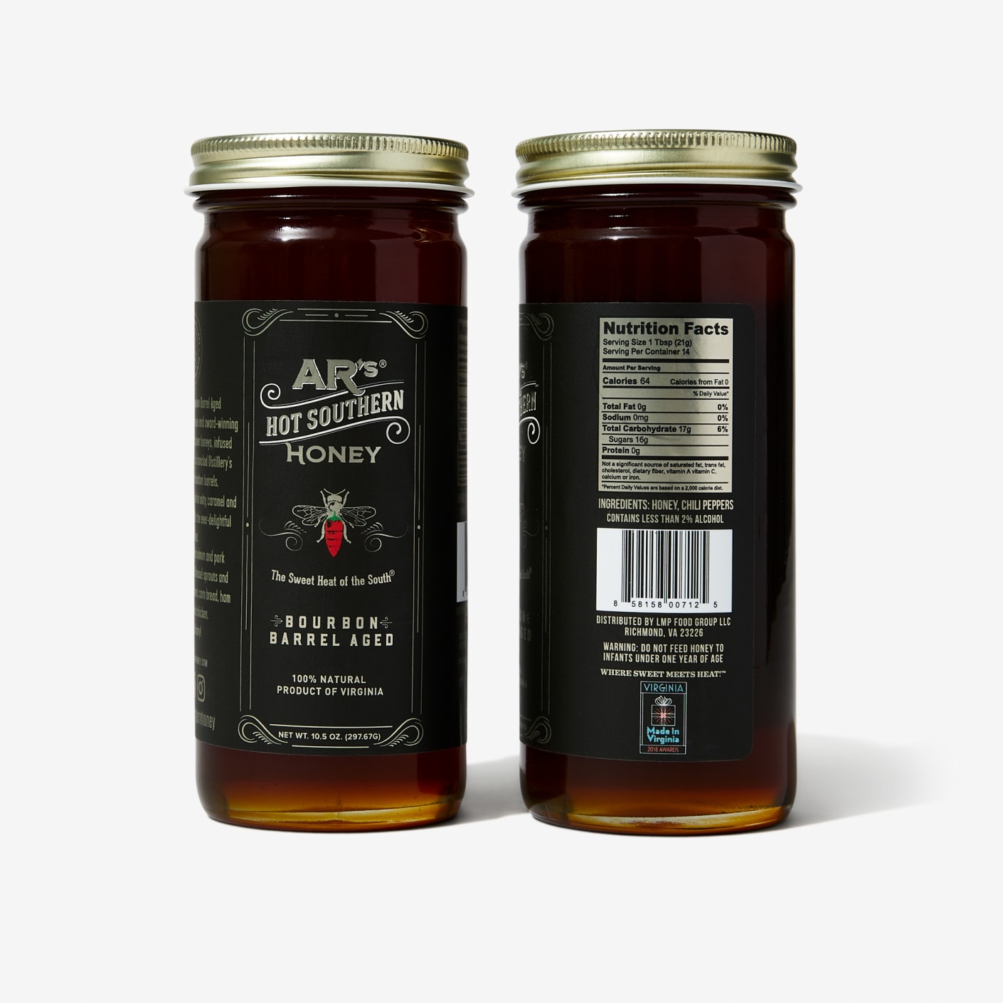 AR's Hot Southern Honey Bourbon Barrel Aged Hot Honey | Bespoke Post