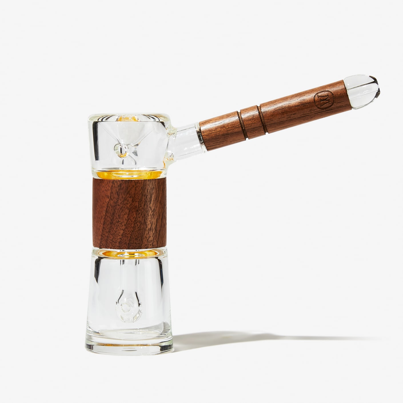 Marley Natural Walnut & Glass Bubbler Pipe | Bespoke Post