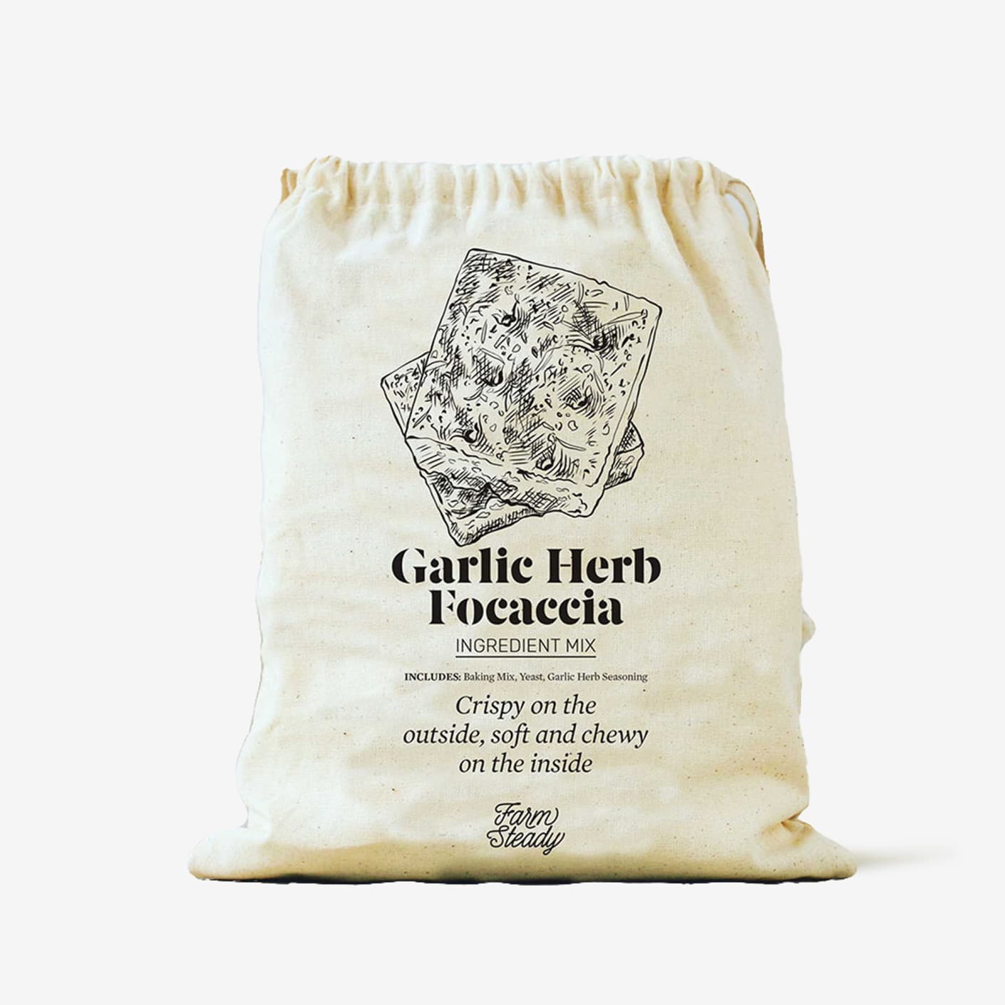 FarmSteady Garlic & Herb Focaccia Kit | Bespoke Post