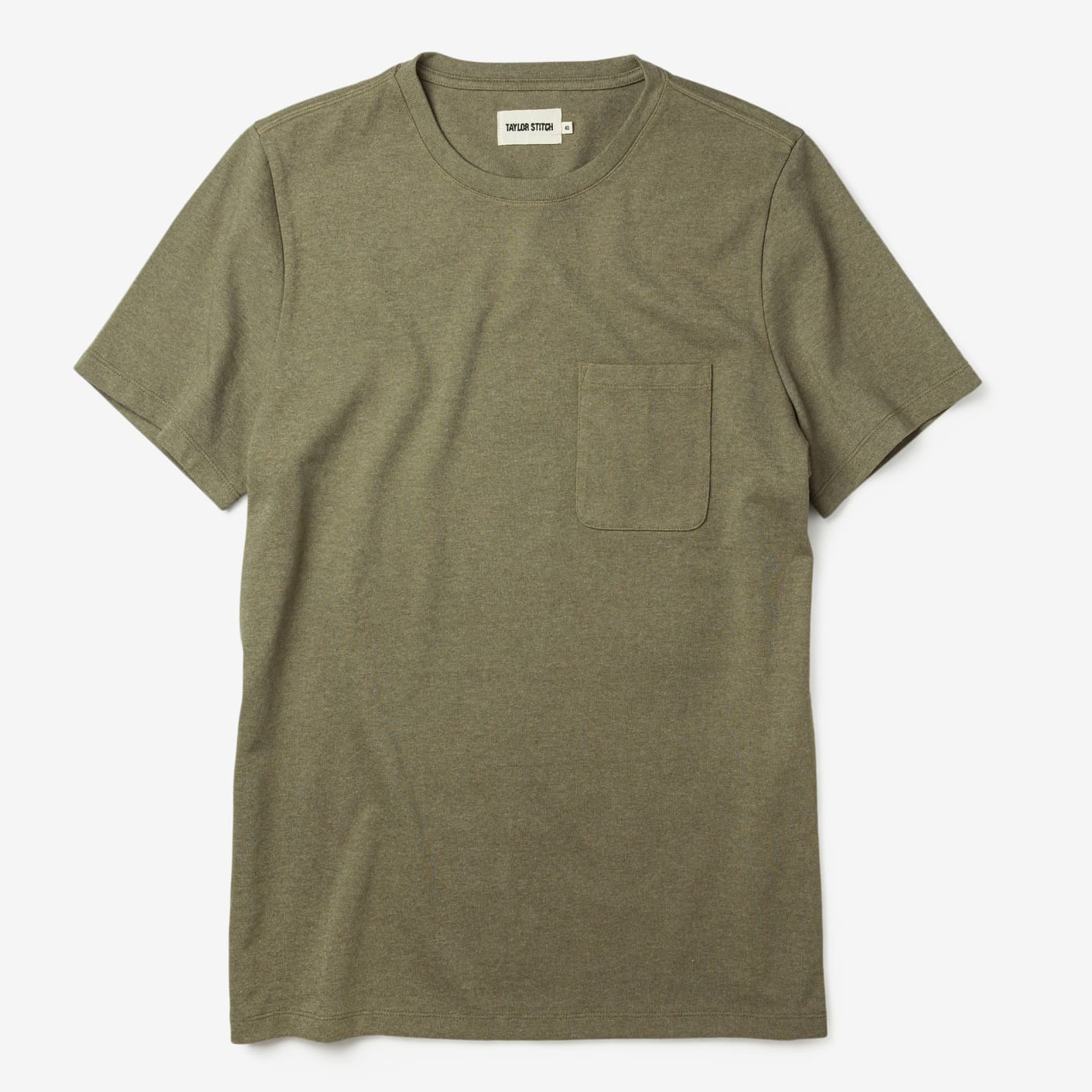 Taylor Stitch The Heavy Bag Tee – Olive | Bespoke Post