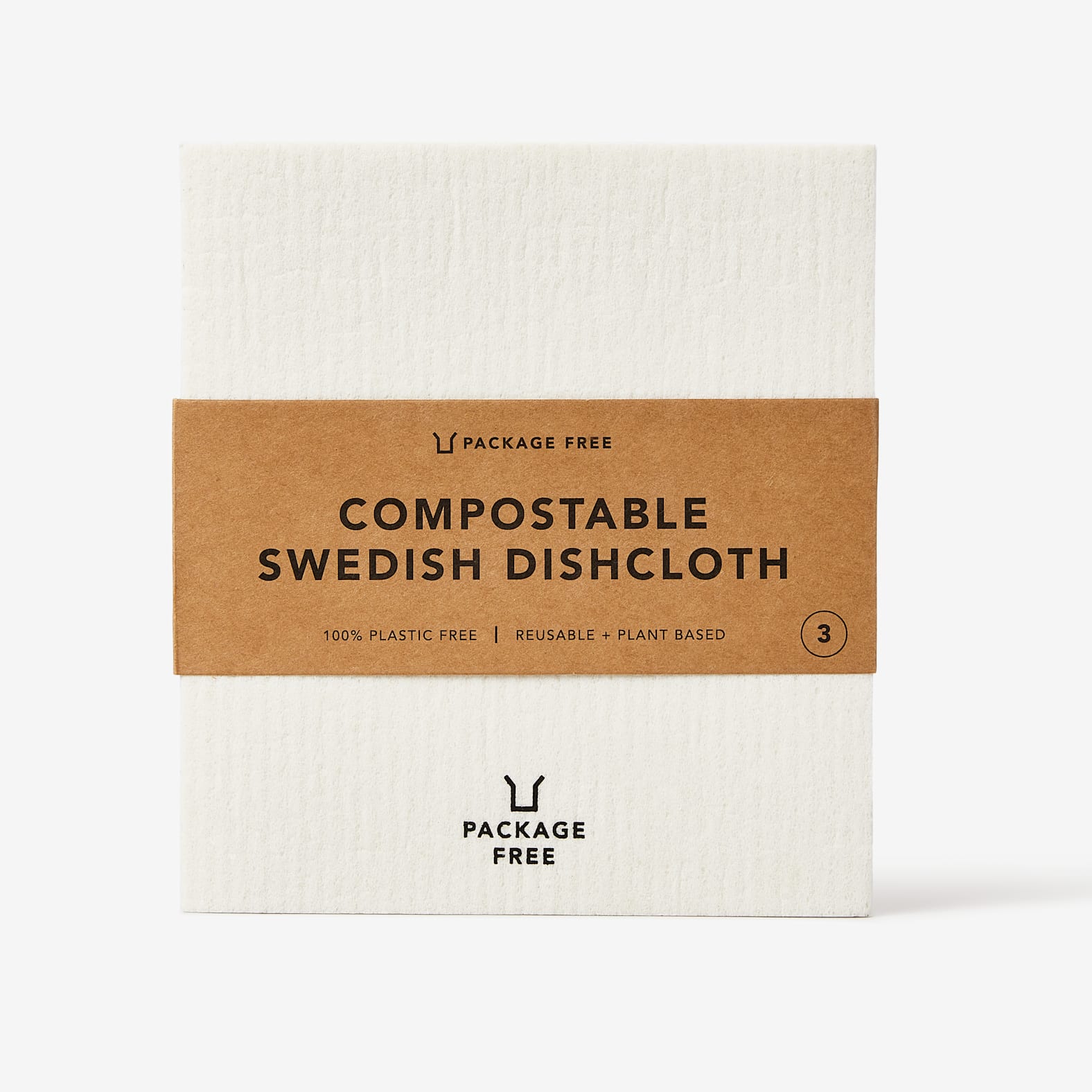 Compostable Swedish Dish Cloths, Set of 4