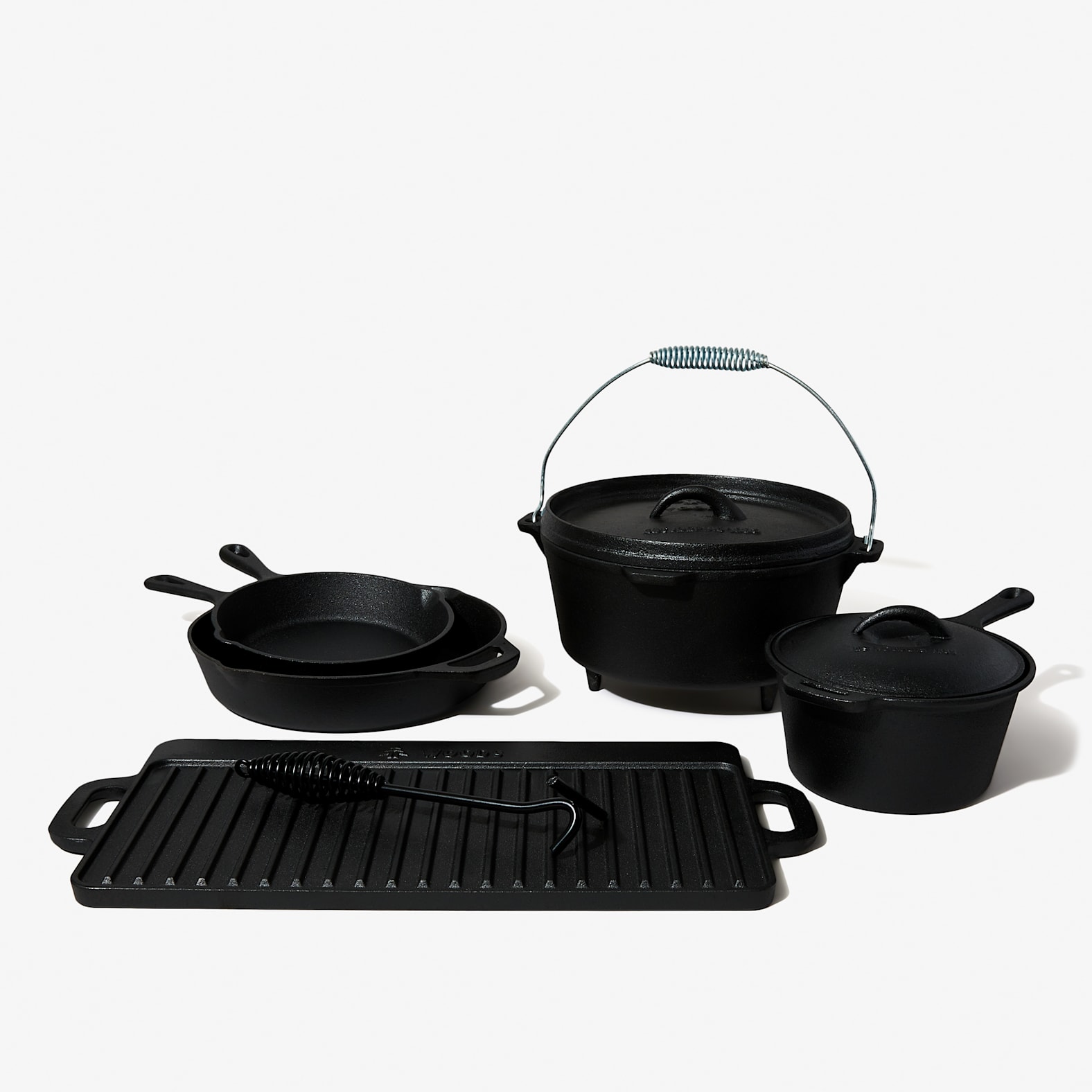 Woods Heritage Cast Iron Camp Cooking Set