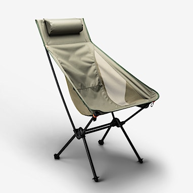 Relaxing chair in tan/olive colors