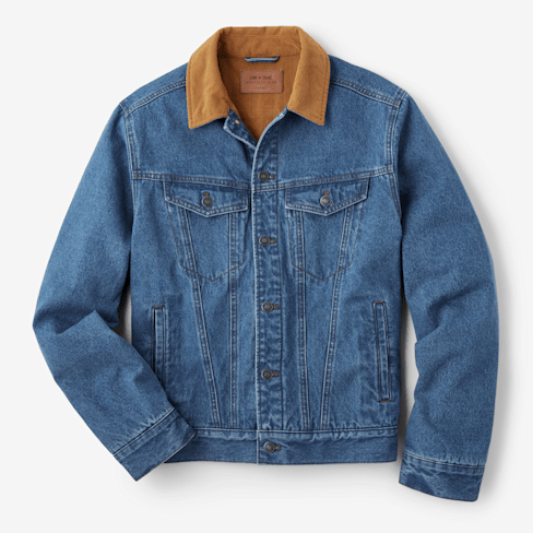 Line of Trade The Montana Flannel-Lined Canvas Trucker Jacket | Bespoke Post