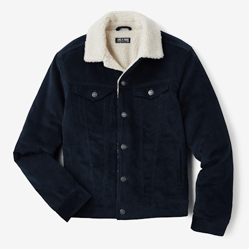Line of Trade The Montana Flannel-Lined Canvas Trucker Jacket | Bespoke Post