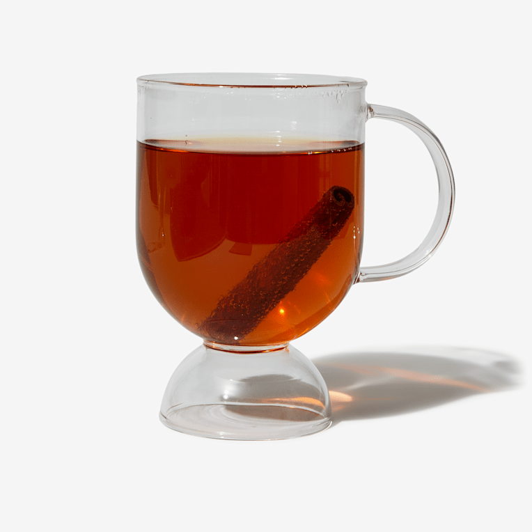 Set of Four Glass Hot Toddy Mugs - Free Shipping!