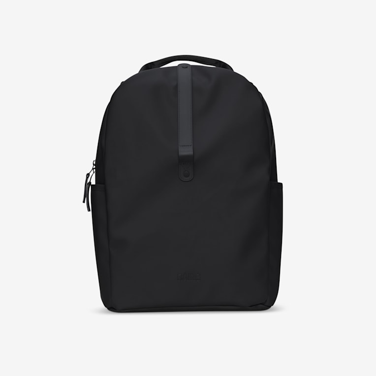 bespoke travel backpack Full Black Handmade Leather & Laptop – Dual Compartments, Waterproof & Customizable Crafted from naturally strong Latigo leather TEEAMORE Custom Travel Laptop Backpack