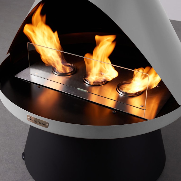 Terraflame by Solo Stove Lloyd Indoor/Outdoor Fireplace | Gel Fuel