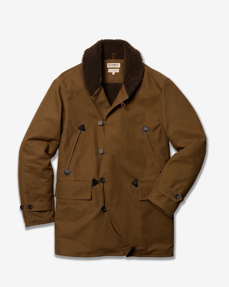 Iron & Resin 10oz Waxed Canvas Scout Jacket – Brush Brown