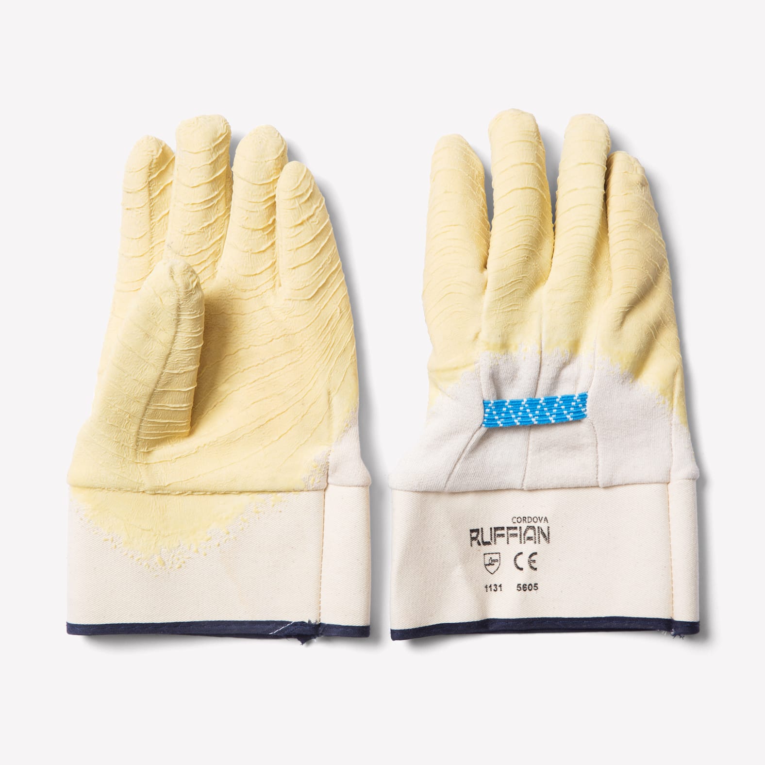 Yellow Rubber Oyster Shucking Gloves, Pair