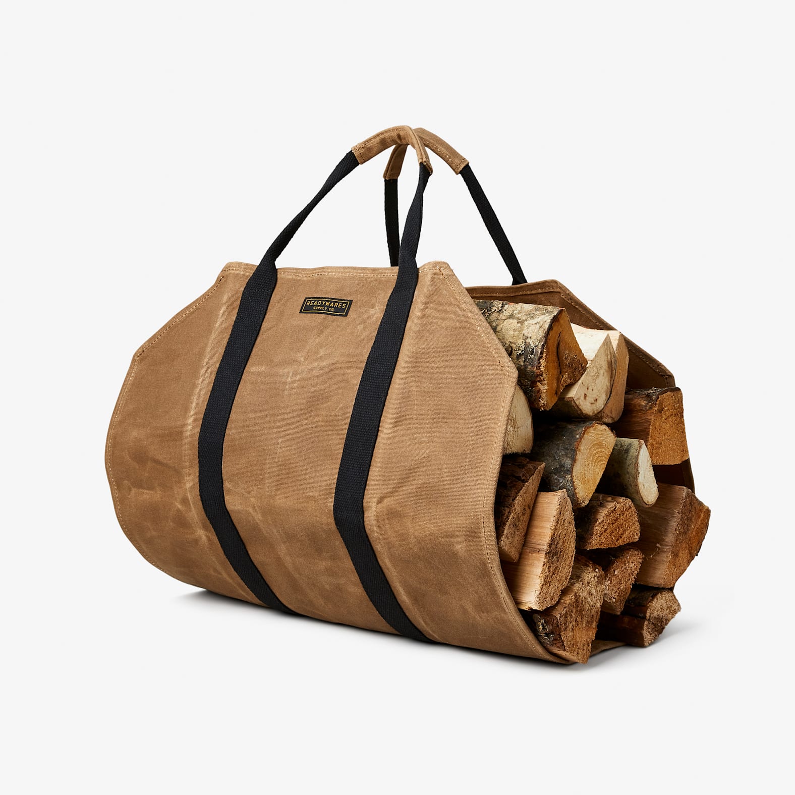 Readywares waxed canvas firewood log carrier cheap