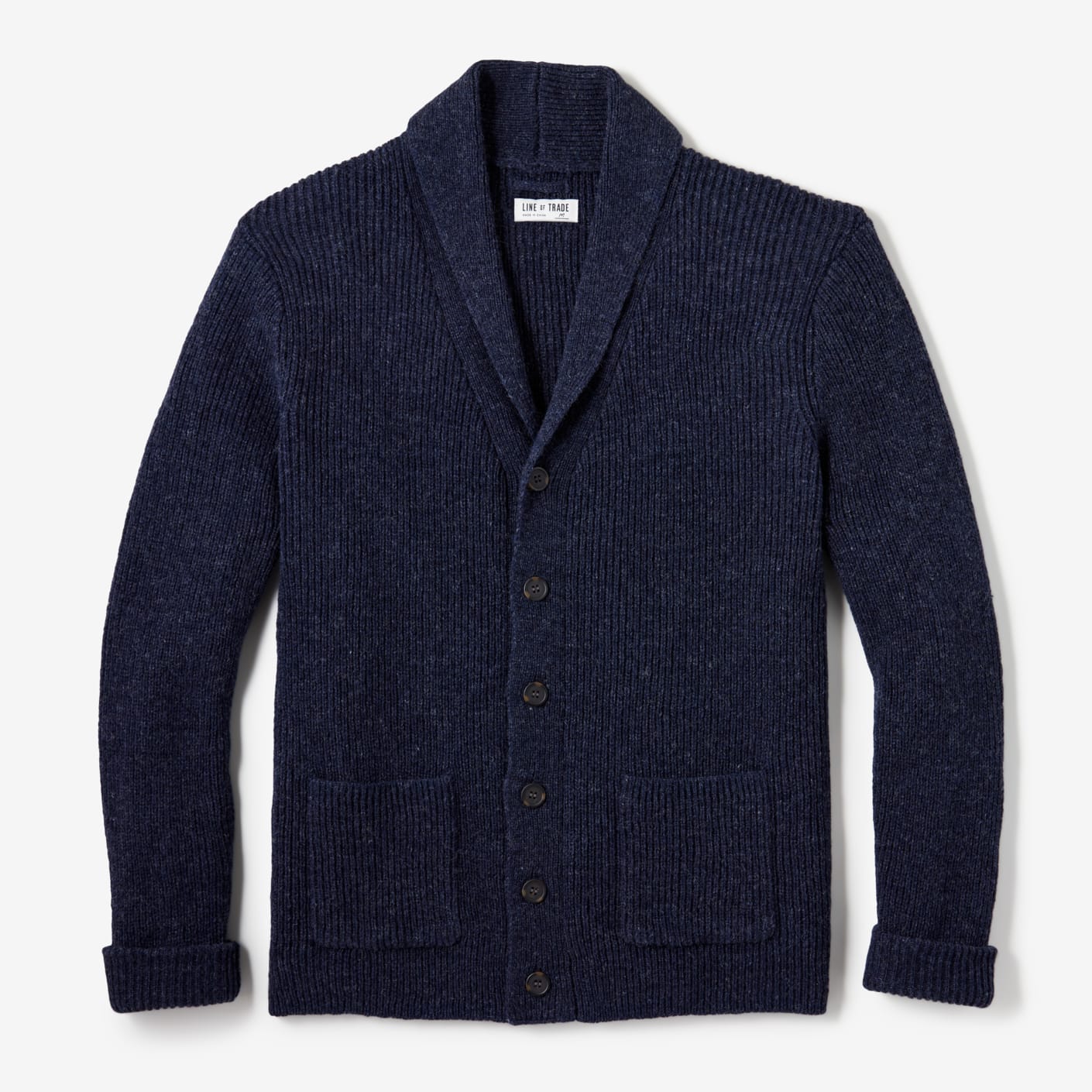 Lyle Shawl Cardigan | Cashmere Wool | Peat