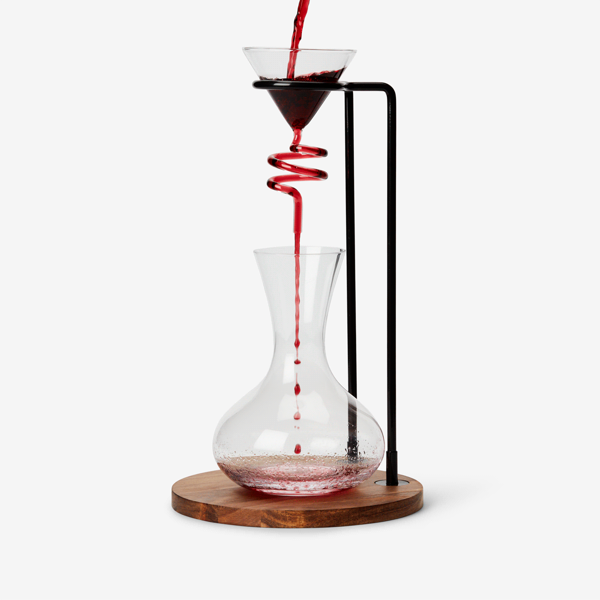 Wine Enthusiast Helical Wine Decanter Set Bespoke Post