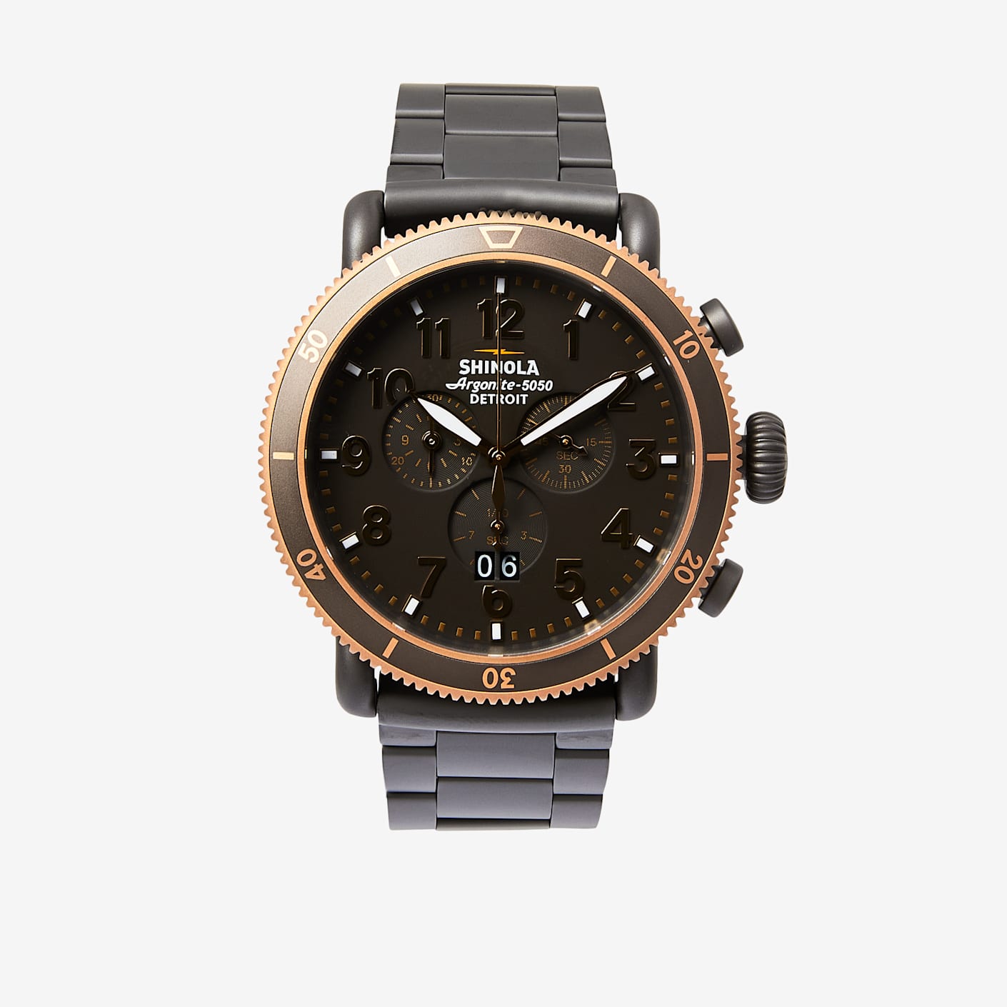 Shinola The Runwell Sport Chrono 48mm Stone Watch Bespoke Post