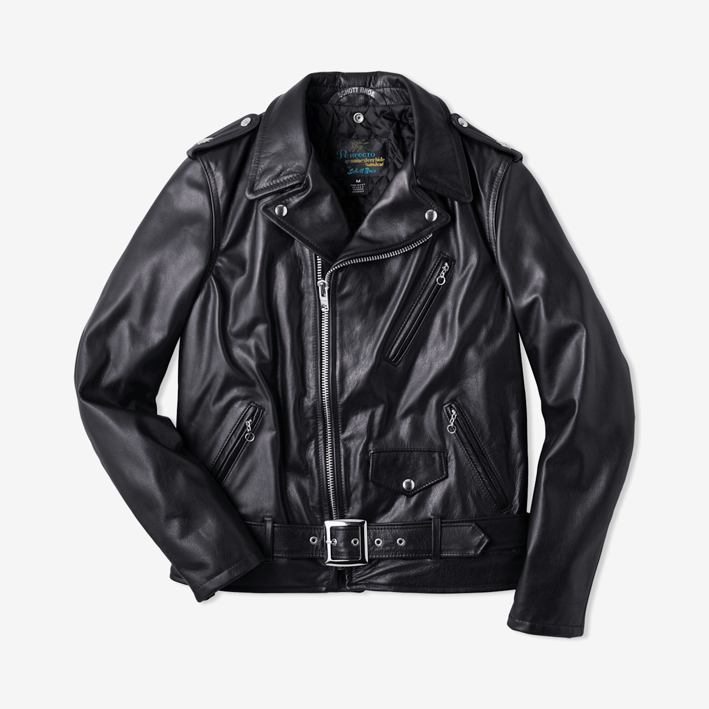 Schott NYC 50's Perfecto Motorcycle Leather Jacket | Leather Biker