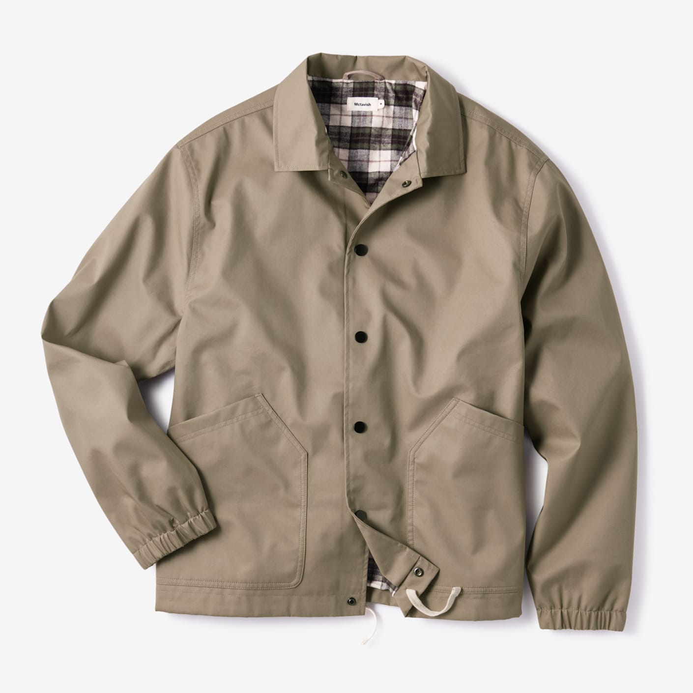 【ANGLAN】Moca Coach Shirt Jacket McTavish Coach Jacket | Bespoke Post