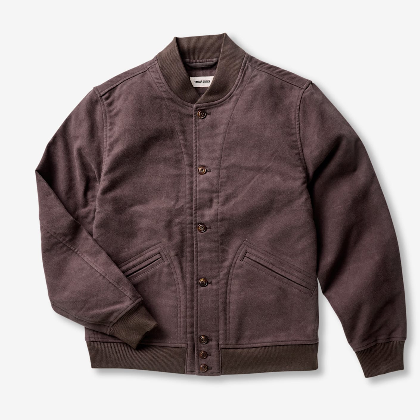 Taylor Stitch The Clark Bomber in Moleskin | Premium Product 