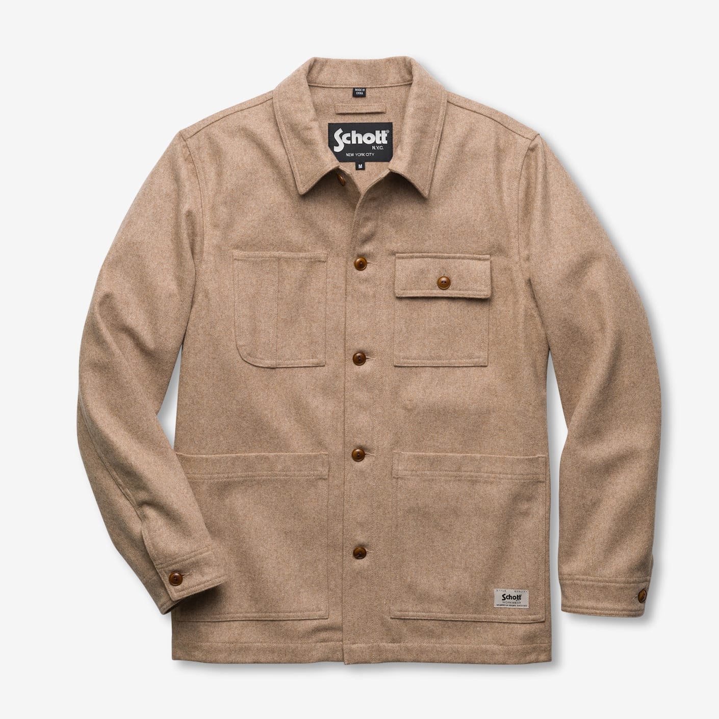 Schott NYC Wool Chore Coat | Chore Coat | Men's Chore Coat