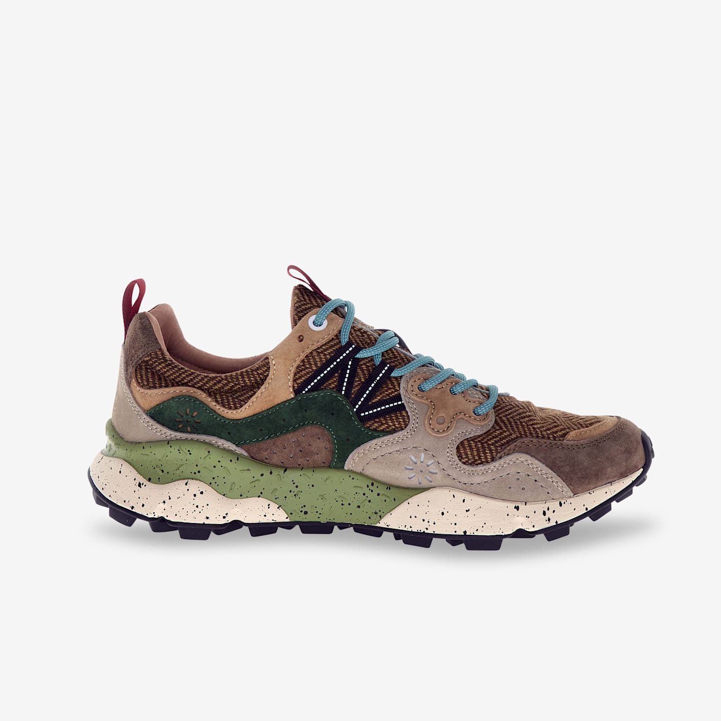 Flower Mountain Tweed Yamano 3 | Leather Outdoor Sneaker | Bespoke