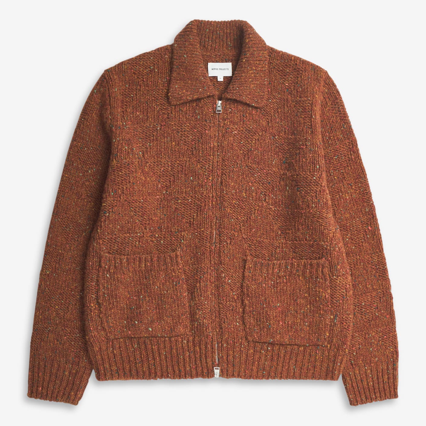 Norse Projects Erik Donegal Diamond Jacket | Donegal Wool Jacket