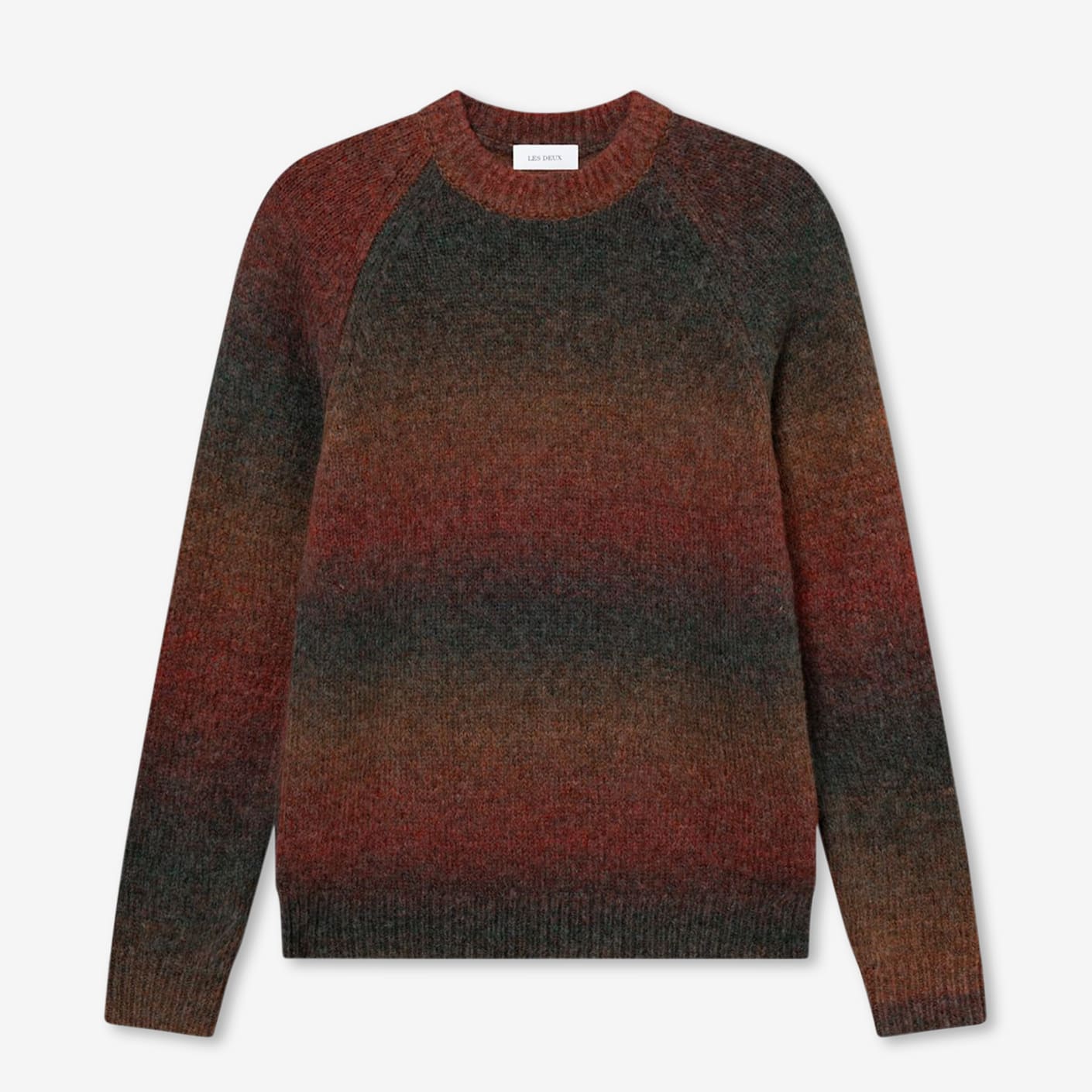 Les Deux Brad Gradient Knit Jumper | Mens Crewneck Sweater 