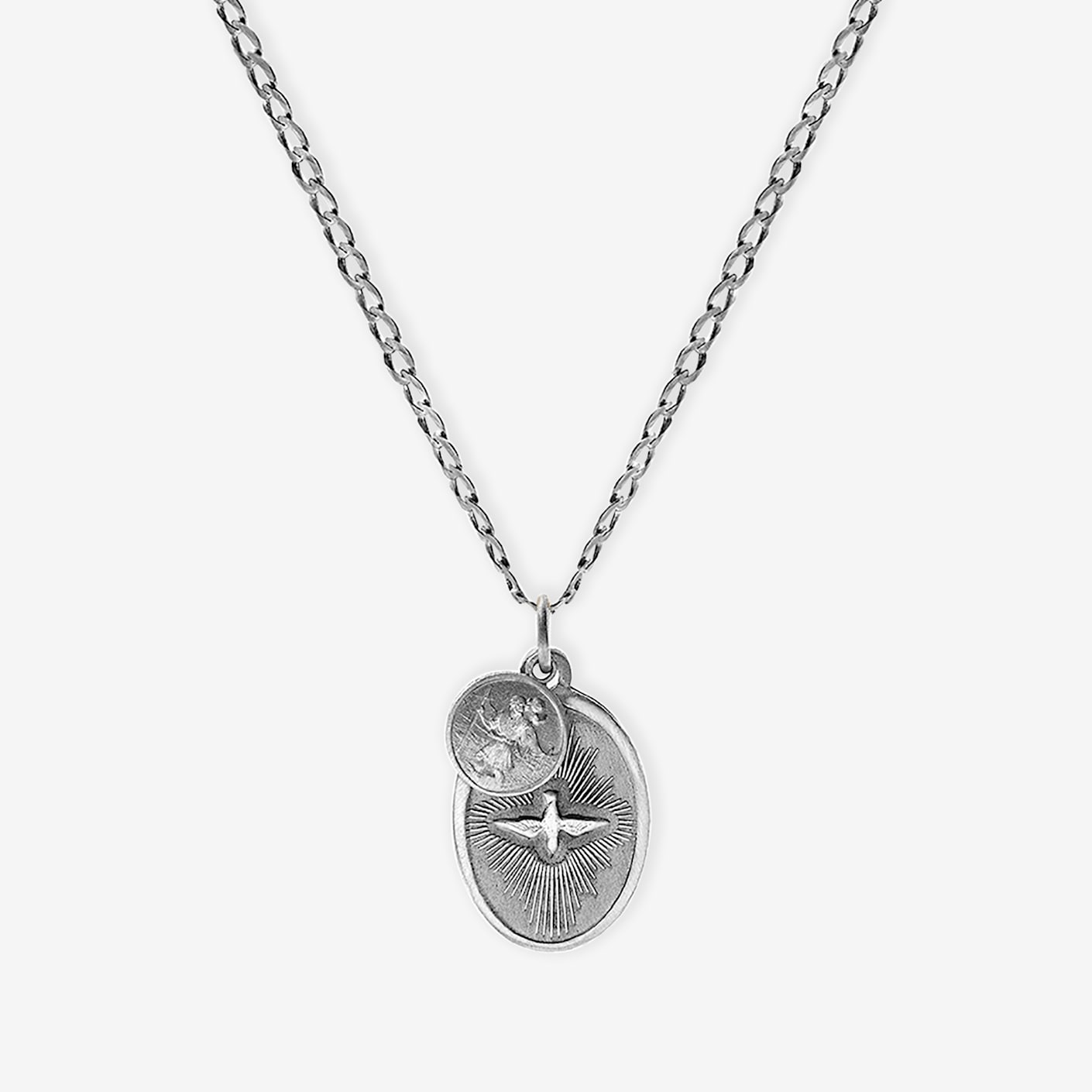 ネックレス MIANSAI  Dove Necklace, Silver Miansai Dove Pendant Necklace | Men's Silver Pendant Necklace