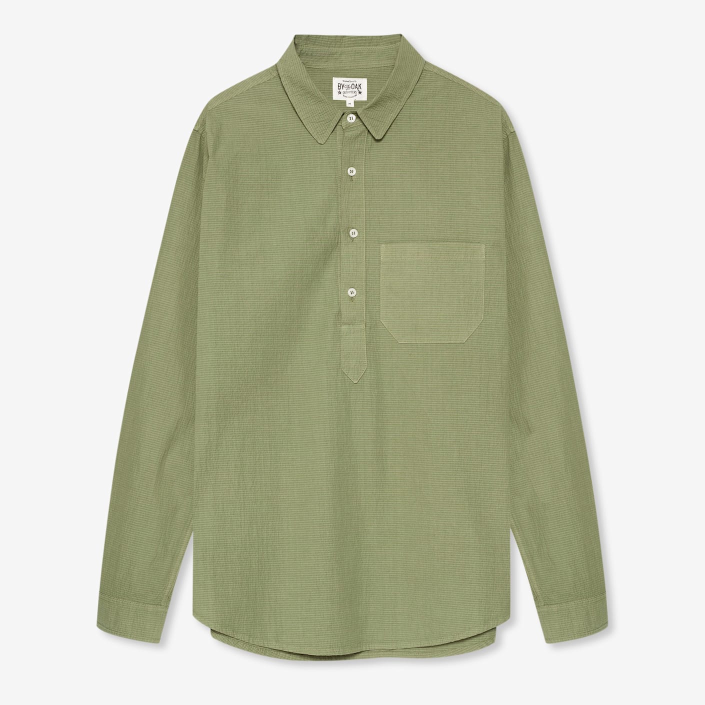By The Oak Seersucker Pullover Shirt | Seersucker Shirt | Bespoke Post