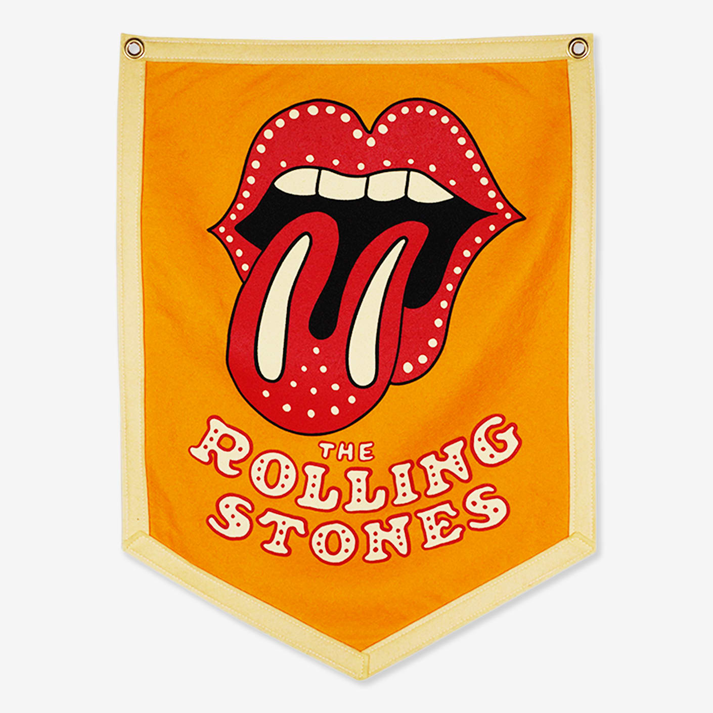 Oxford Pennant Rolling Stones Camp Flag | Bespoke Post