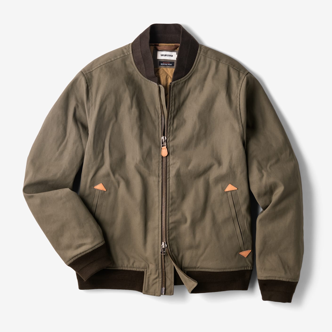 Bespoke Post x Taylor Stitch Dry Waxed Canvas Bomber Jacket