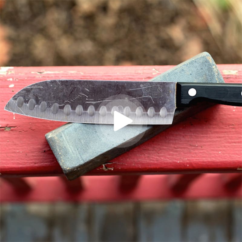 How to Sharpen a Knife with a Stone Bespoke Post
