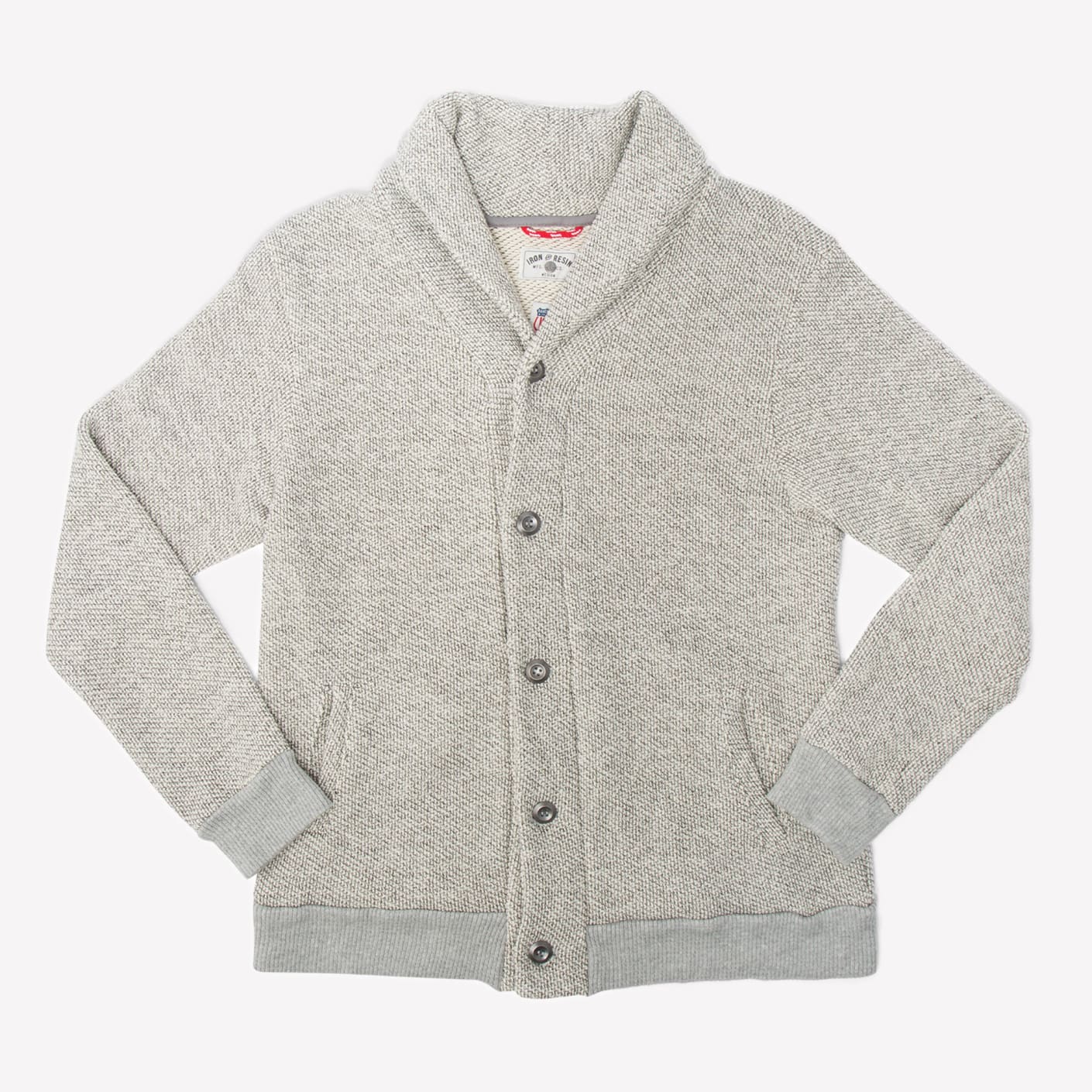 Iron & Resin Fletcher Cardigan – Heather Gray | Bespoke Post