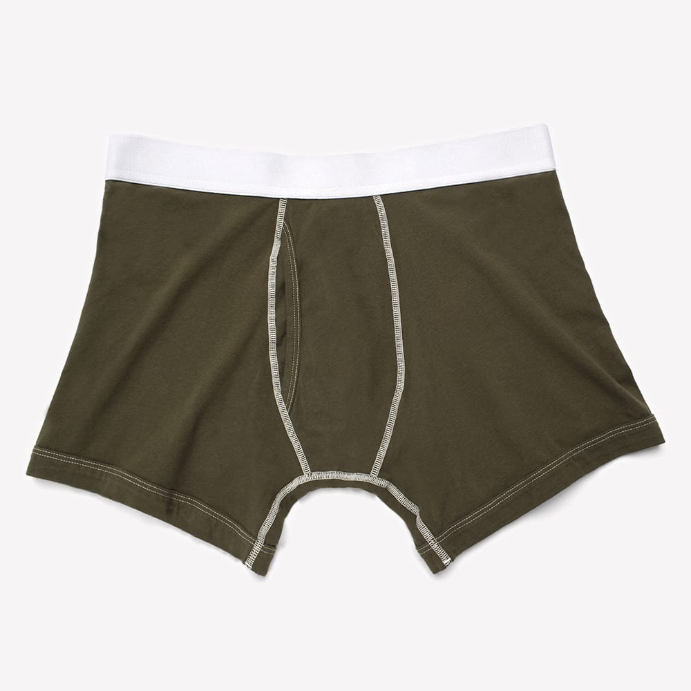 Flint and Tinder Heritage Boxer Briefs Army Green Bespoke Post