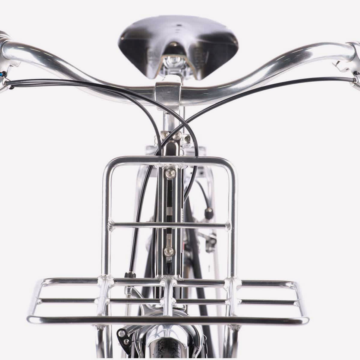 Porteur Front Bike Rack Silver