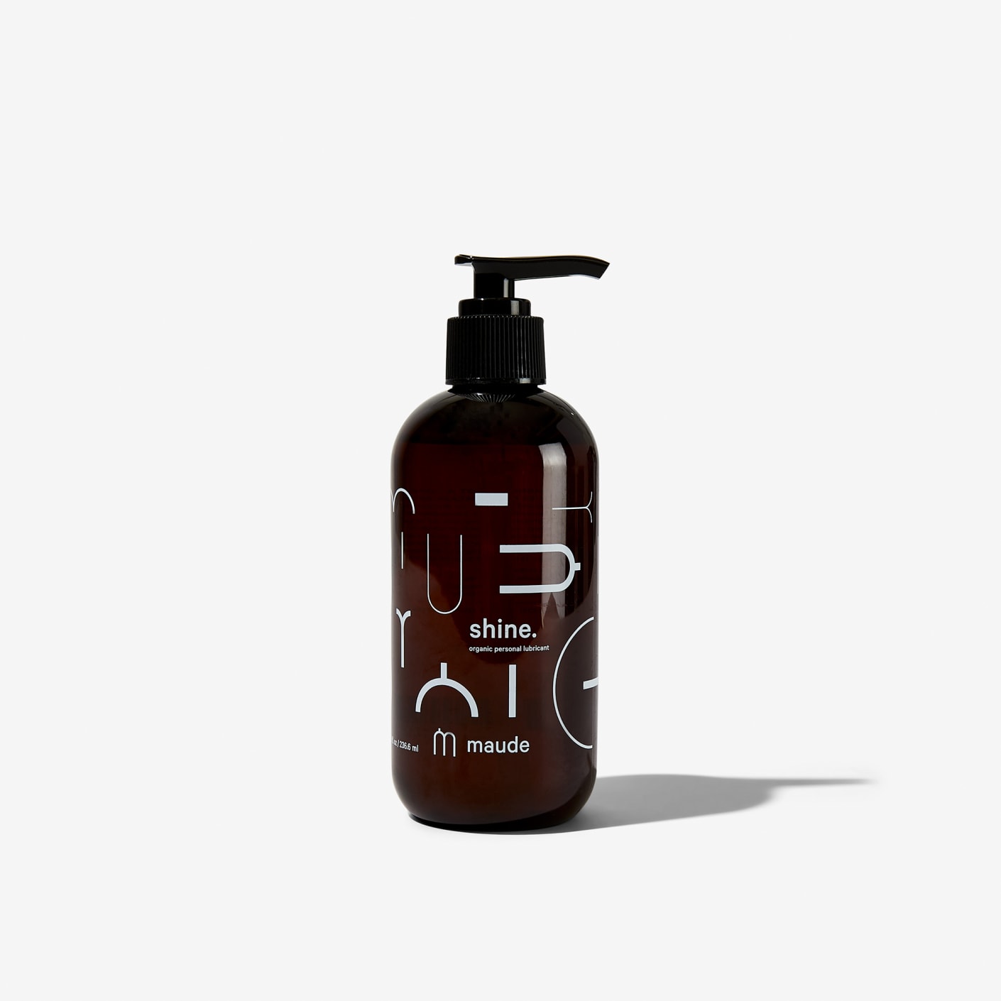 maude shine organic aloe-based personal lubricant dome + shine aloe main image 1