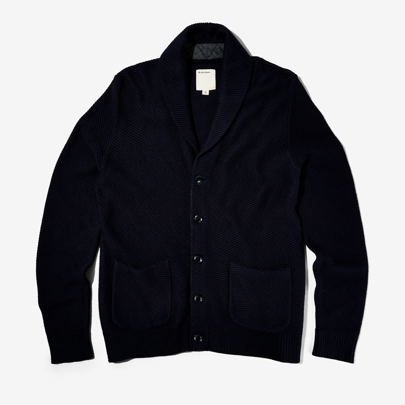 Life After Denim Wales Cardigan Sweater Royal Navy Bespoke Post