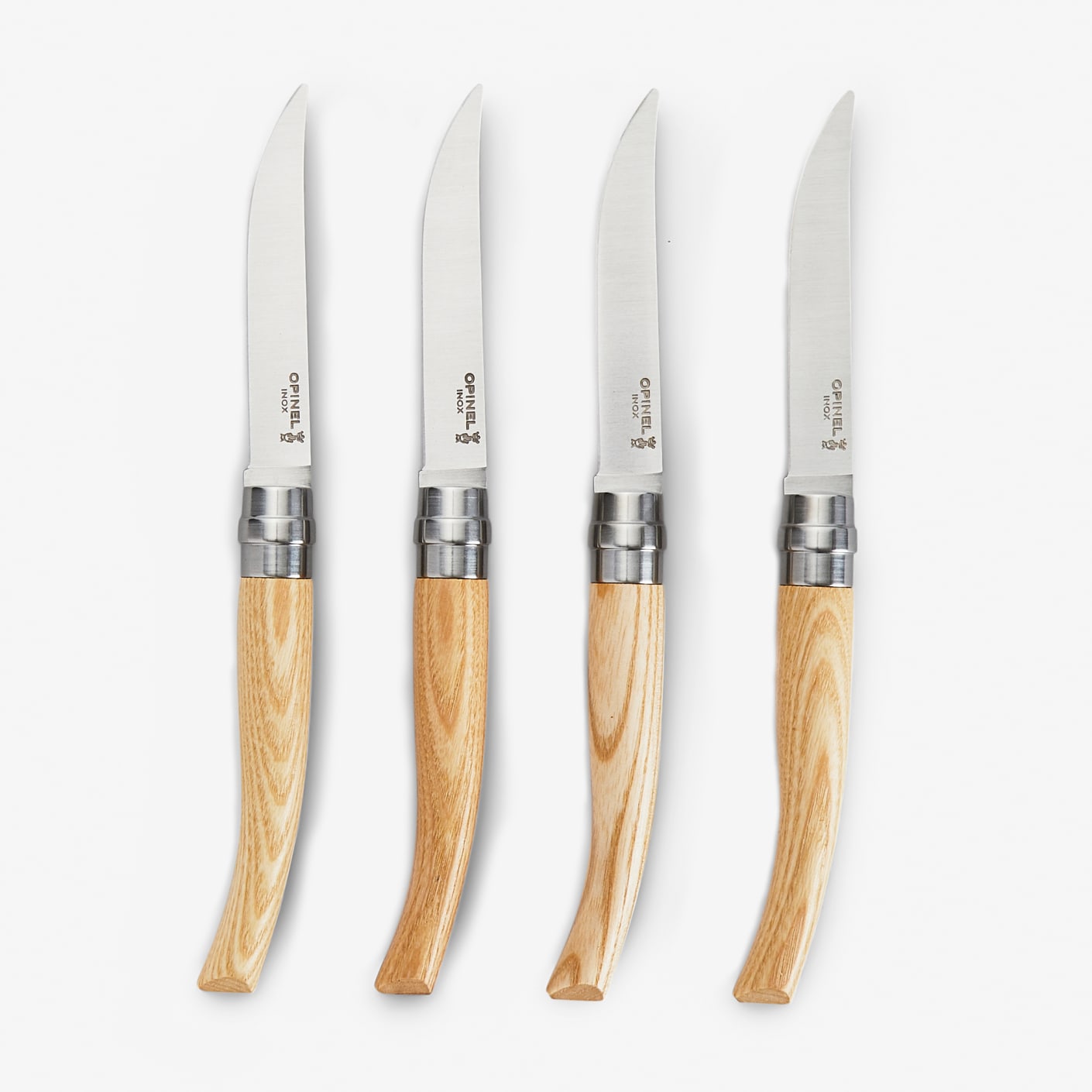 Opinel 001828 Set of 4 Table Ash wood Steak Knives