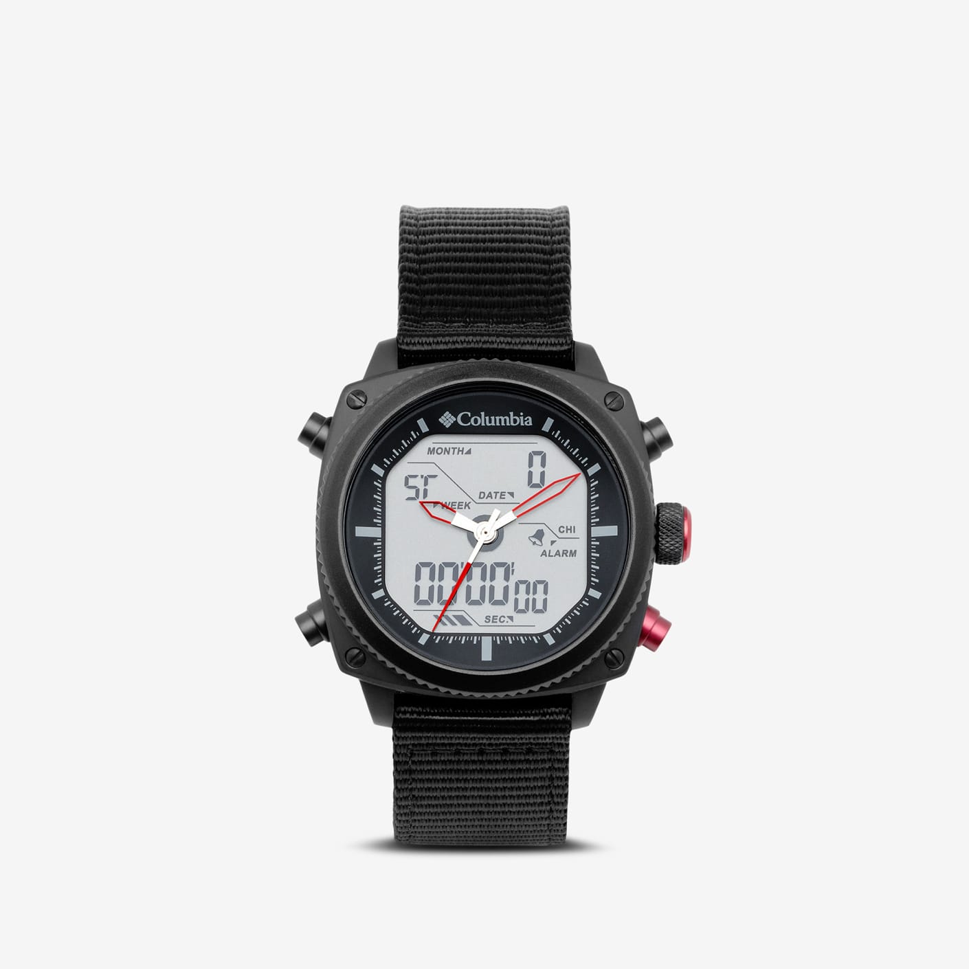 Columbia Watches Ridge Runner Digital Exploration Watch Nylon Black