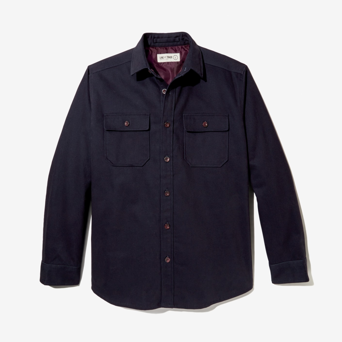 Peak CPO Jacket Cotton Blend Officer Blue