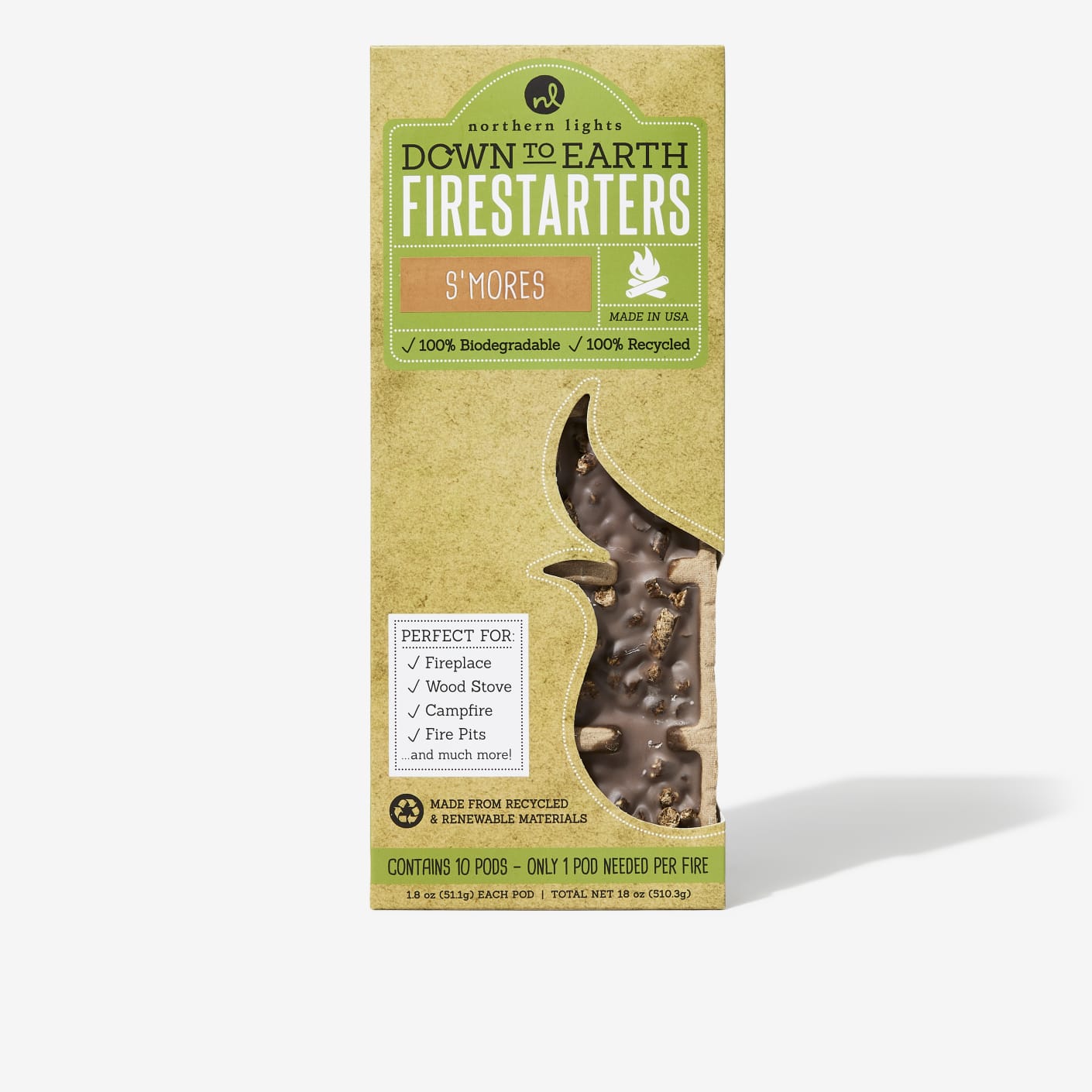 Northern Lights Scented Firestarters, S'mores Bespoke Post