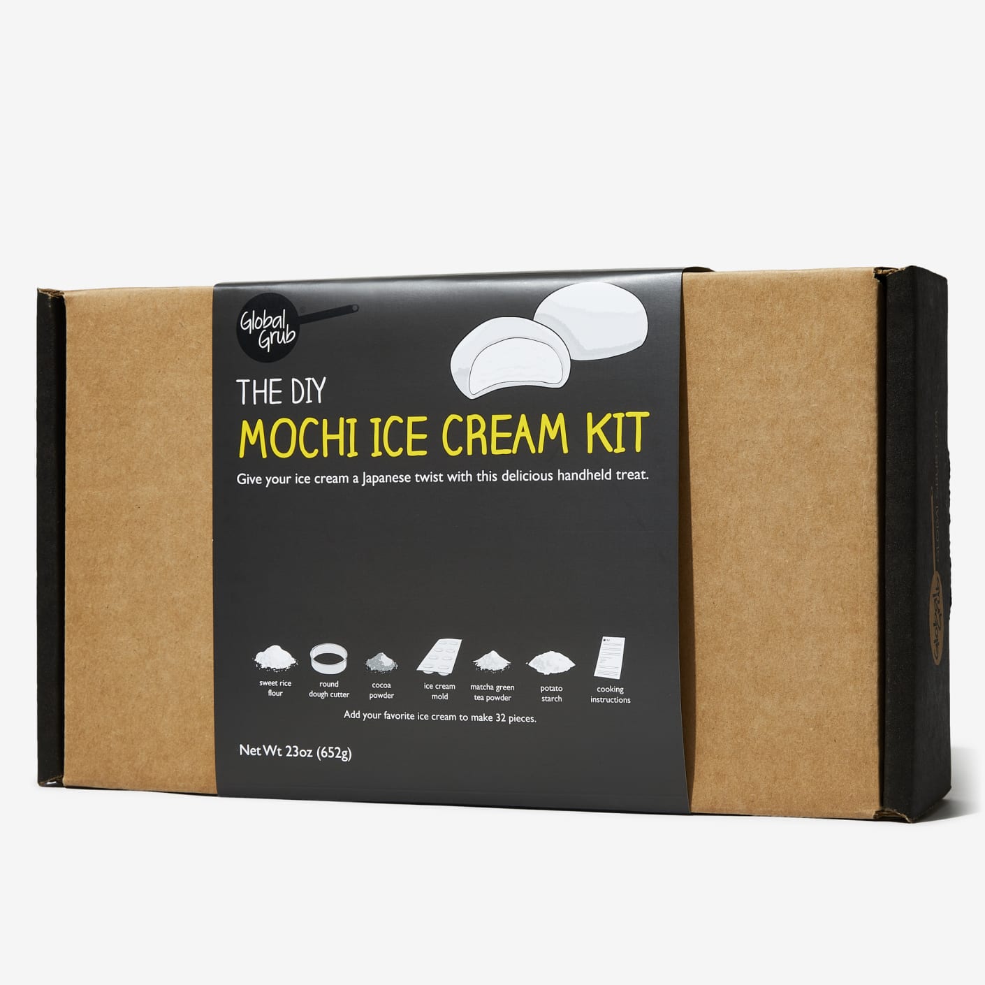 Global Grub DIY Mochi Ice Cream Kit - Mochi Kit Includes Sweet
