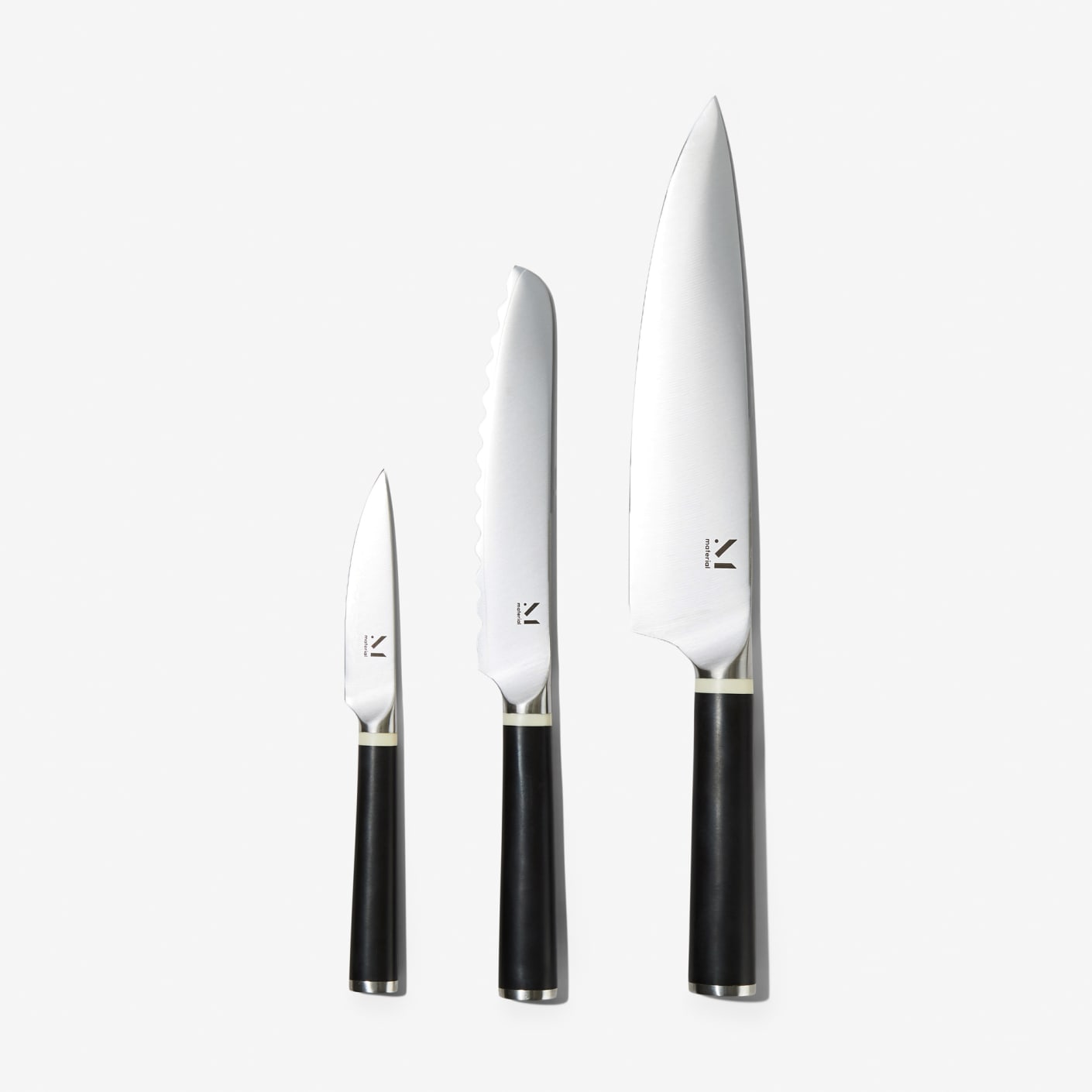 Material The Trio Knife Set Bespoke Post