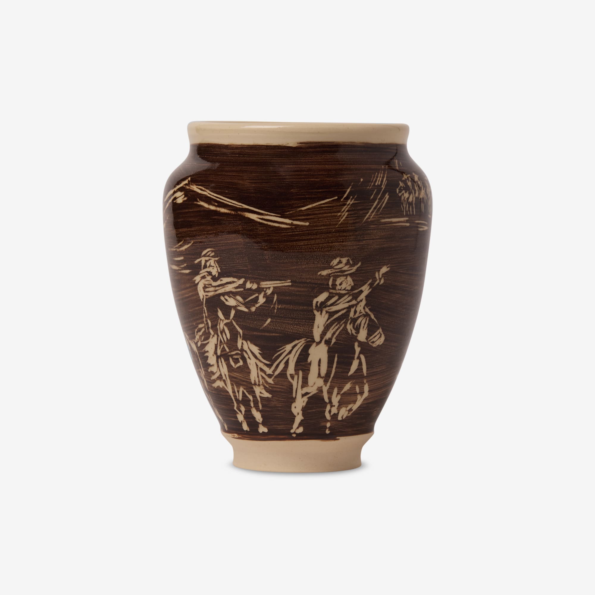 Western Inspired Handmade Vase, - Danny D's Mud Shop | Official Shop