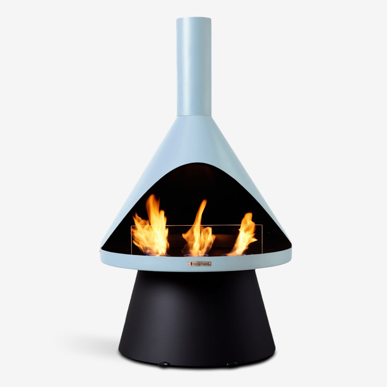 Lloyd Indoor/Outdoor Fireplace, Sky Blue - Terraflame by Solo Stove | Official Shop