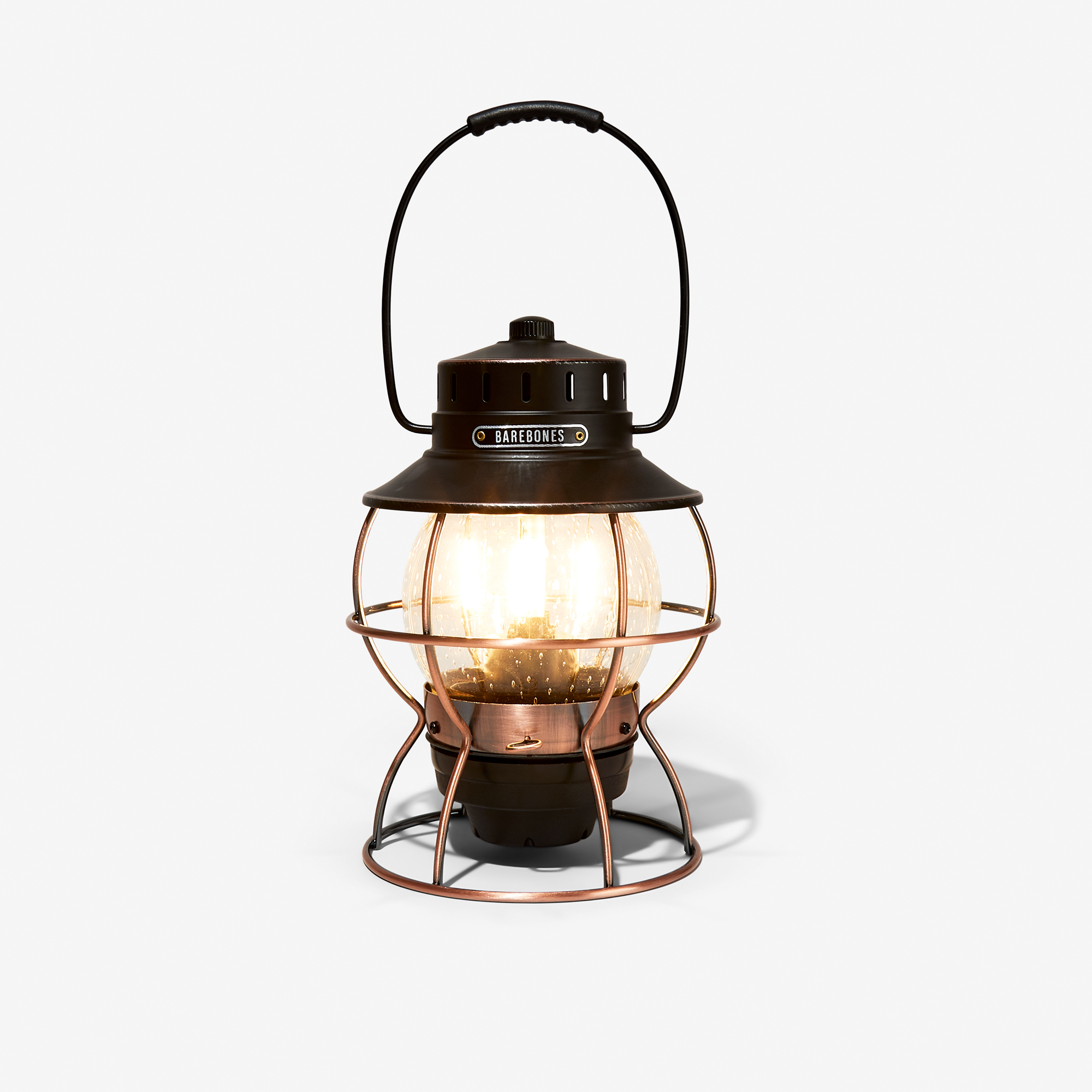 barebones living rechargeable railroad lantern