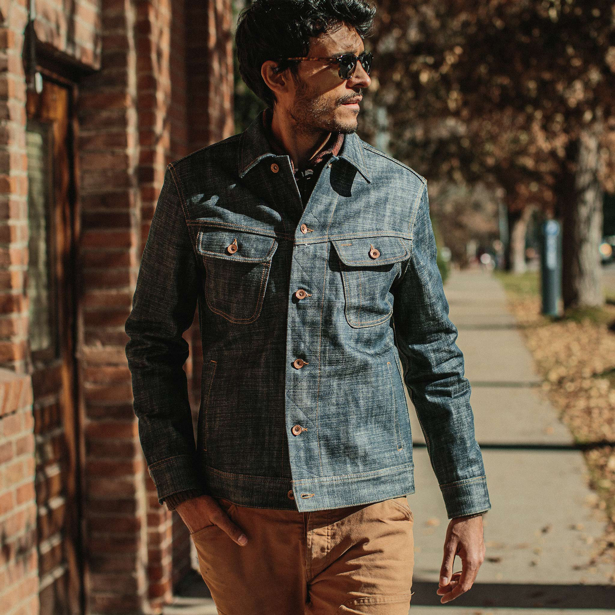 Long Haul Jacket, Green Cast Selvage 