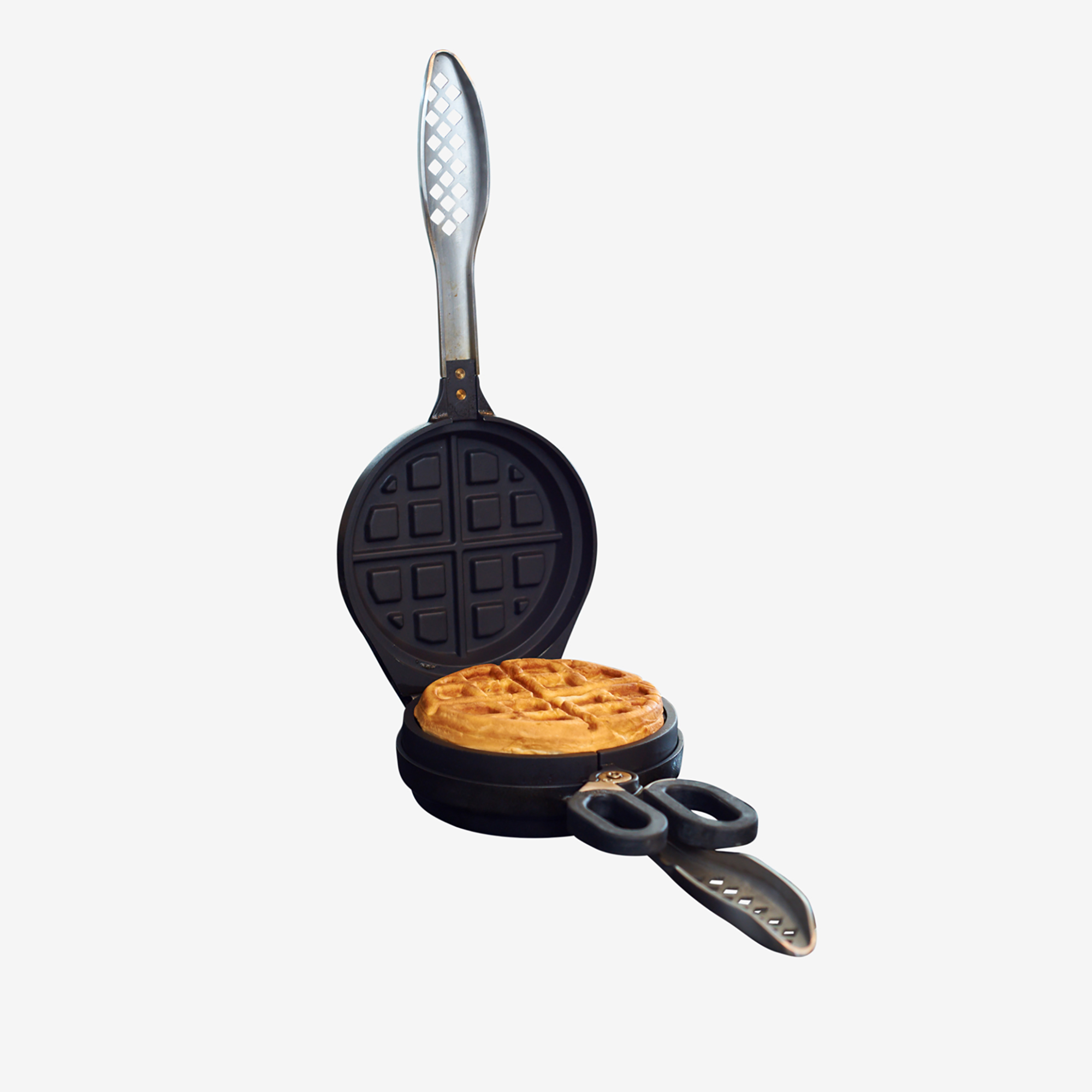 cast aluminum waffle maker