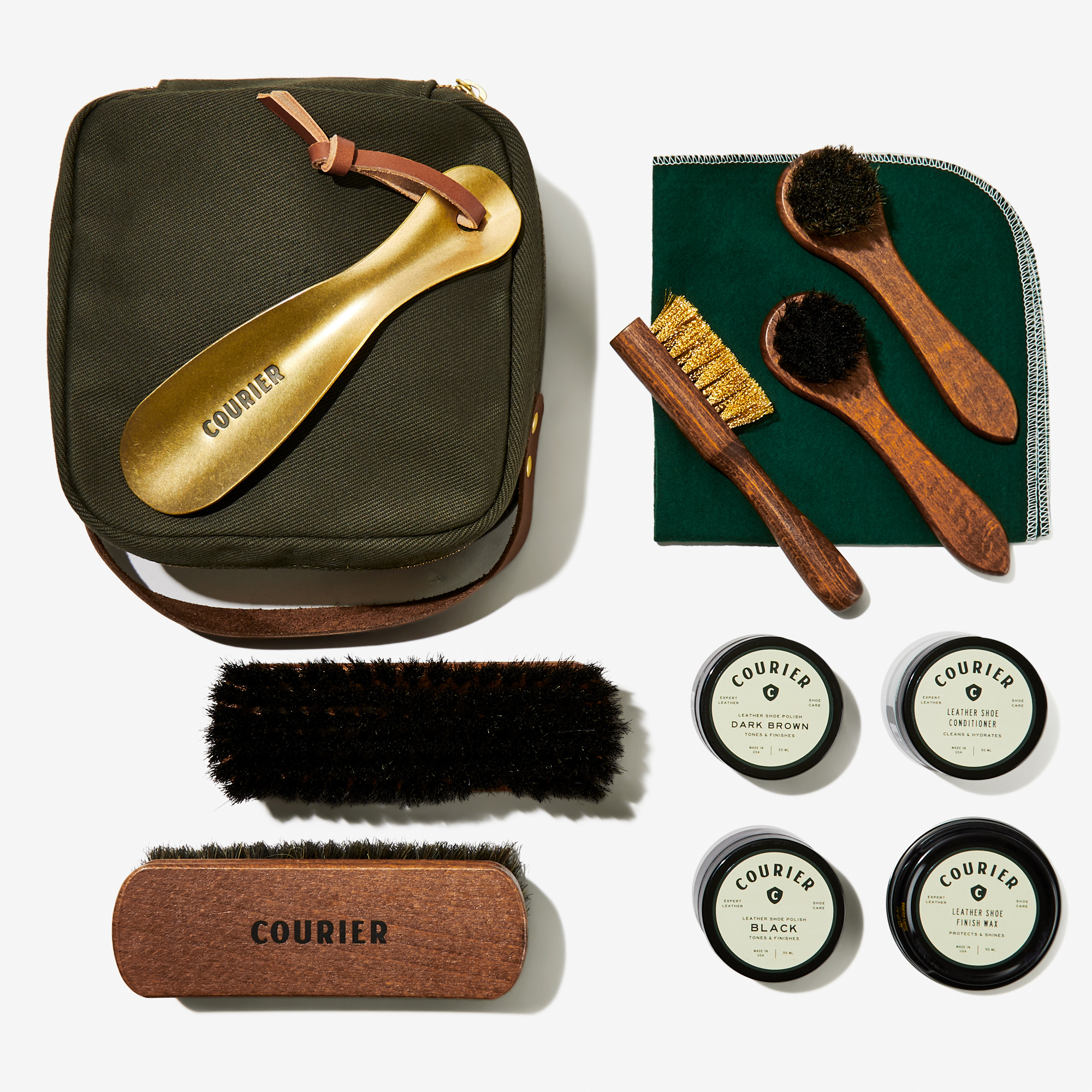 Courier shoe polish clearance